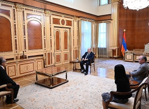 Президент Армен Саркисян принял посла Японии в Армении Фукусиму Масанори