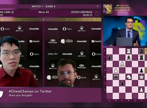 Լևոն Արոնյանը չնկատեց մատի սպառնալիքը և պարտվեց կիսաեզրափակիչ առաջին խաղում