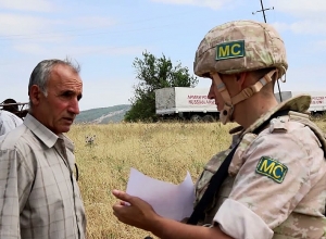 Миротворцы обеспечили безопасность аскеранцев во время уборки урожая пшеницы