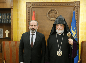Католикос Арам I направил поздравительное послание Николу Пашиняну в связи с назначением на пост премьер-министра
