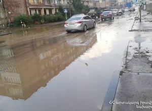 Սելավաջրերը լցվել են 7 բազմաբնակարան շենքերի և 13 առանձնատների նկուղներն ու շքամուտքերը