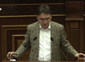 Выступление Армена Геворгяна в качестве кандидата на пост председателя комиссии