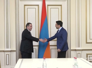 Ալեն Սիմոնյանը հյուրընկալեց Հայաստանում Վրաստանի արտակարգ եւ լիազոր դեսպանին
