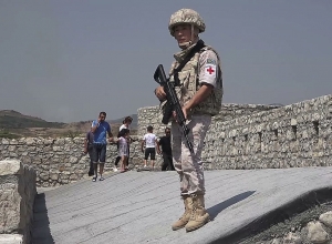 Миротворцы обеспечили безопасность более 200 паломников при посещении монастырского комплекса Амарас