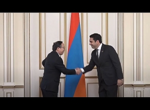 ՀՀ ԱԺ նախագահ Ալեն Սիմոնյանն ընդունեց Հայաստանում Չինաստանի դեսպանին