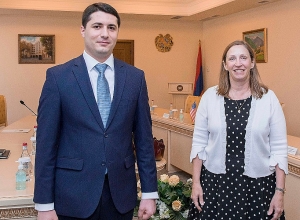 Председатель Следственного комитета Аргишти Кярамян принял посла США Линн Трейси