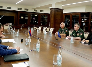 Аршак Карапетян принял первого заместителя начальника Генштаба ОДКБ