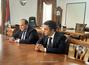 Սոցապ նախարարը հանդիպում է ունեցել Արցախի պետնախարար Արտակ Բեգլարյանի հետ