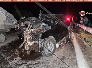 «Կիա-ն բախվել է քարով բարձված «ԿաՄԱԶ»-ին․ վիրավորի վիճակը ծանր է