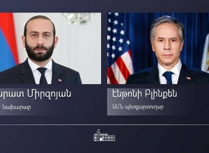 ԱՄՆ պետքարտուղար Էնթոնի Բլինքենը շնորհավորական ուղերձ է հղել Արարատ Միրզոյանին