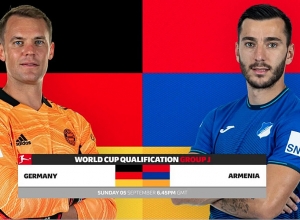 Ուղիղ. Գերմանիա – Հայաստան. աշխարհի առաջնության ընտրական փուլի 5-րդ հանդիպում