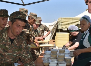 Ստուգվել են պահեստազորայինների սննդի կազմակերպման պայմանները․ ՊՆ