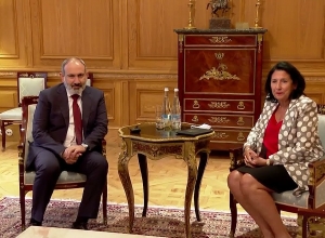 Նիկոլ Փաշինյանը հանդիպել է Վրաստանի նախագահ Սալոմե Զուրաբիշիվիլիին