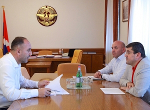 Արայիկ Հարությունյանն ընդունել է «Հայաստան» համահայկական հիմնադրամի փոխտնօրեն Արարատ Խլղաթյանին