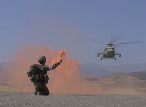 В НК миротворцы разработали план эвакуации условно раненых в горах