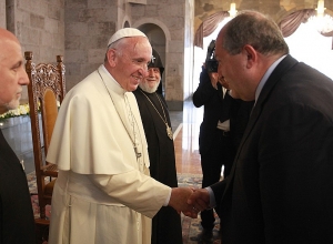 Папа Римский Франциск направил поздравительное послание президенту Армену Саркисяну