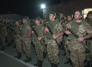 Очередная группа полицейских войск отправилась на боевое дежурство