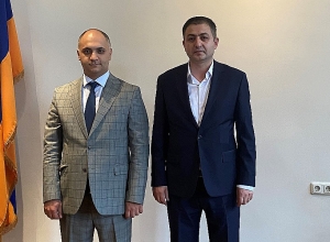 ՄՊՀ նախագահ Գեղամ Գևորգյանն ընդունել է Արցախի իր գործընկեր Գևորգ Գրիգորյանին