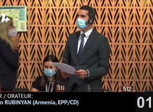 Выступление Рубена Рубеняна в ПАСЕ