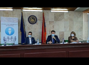 Կարեն Անդրեասյանը մասնակցում է «Դատաիրավական բարեփոխումները Հայաստանում» հանրային քննարկմանը ԵՊՀ-ում