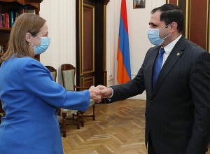 Сурен Папикян принял посла США в РА: обсуждалась также ситуация вокруг дороги Горис-Капан