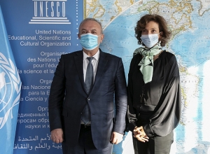 Ваграм Думанян встретился с генеральным директором ЮНЕСКО Одри Азуле