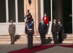 Նախագահներ Արմեն Սարգսյանի և Սերջո Մատարելլայի հրաժեշտի հանդիպումը