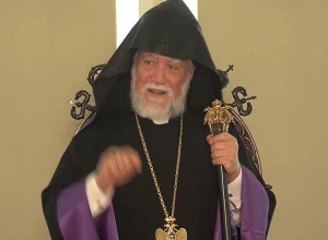 Արամ Ա. Վեհափառ Հայրապետին պատգամը՝ Դպրեվանքի վերամուտին առիթով տեղի ունեցած հանդիսութեան աւարտին