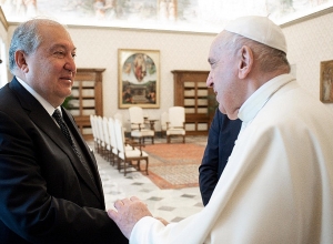 Армен Саркисян встретился с Папой Римским Франциском