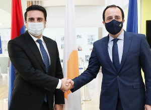  Ալեն Սիմոնյանը հանդիպել է Կիպրոսի արտաքին գործերի նախարար Նիկոս Խրիստոդուլիդեսին