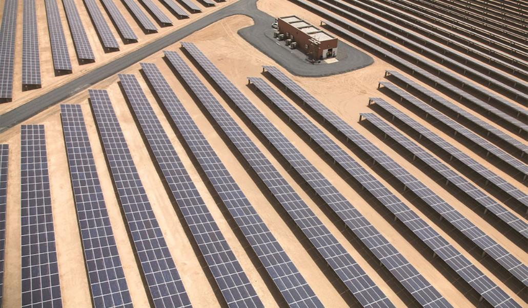 Masdar City-10 MW aerial picture