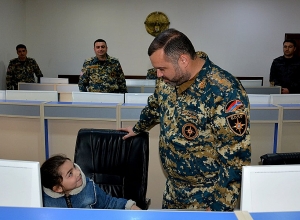 Զոհված փրկարարների երեխաներն այցելել են ԱԻՊԾ