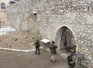 Ռուս խաղաղապահներն ապահովել են ավելի քան 50 ուխտավորի անվտանգ այցելությունն Ամարաս վանական համալիր