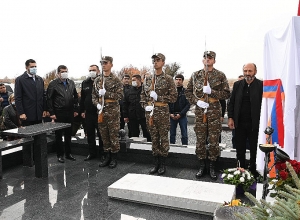 Արցախի հերոսներ Դավիթ Գրիգորյանի և Հակոբ Հարությունյանի հիշատակը հավերժացնող հուշաքարեր են բացվել