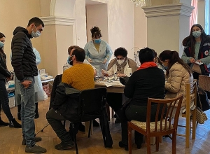 «Եկեք պատվաստվենք» ակցիայի ընթացքում Վանաձորում պատվաստվել է 360 մարդ