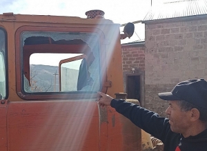 Сообщение прокуратуры в связи с вражеским обстрелом в направлении жителя села Хачик