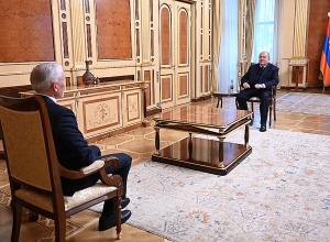 Президент Армен Саркисян принял постоянного координатора ООН в Армении Шомби Шарпа