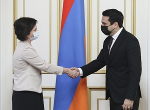 Председатель НС РА принял посла Литвы в Армении