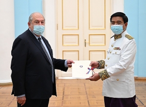 Новоназначенный посол Камбоджи в Армении вручил верительные грамоты Президенту Армену Саркисяну