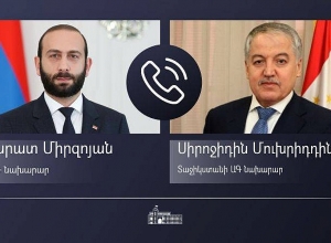 Состоялся телефонный разговор министров ИД Армении и Таджикистана