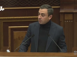 Իշխան Սաղաթելյանն ընթերցեց սահմանազատման վերաբերյալ  ԱԺ հայտարարության նախագիծը
