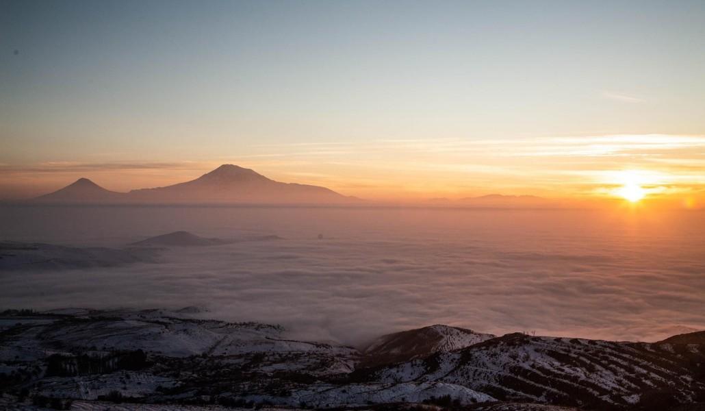 մառախուղ արարատյան դաշտում