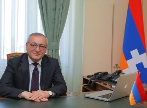 ԱՀ ԱԺ նախագահը շնորհավորական ուղերձ է հղել ԱՀ  ՆԳՆ  ոստիկանության օրվա առթիվ