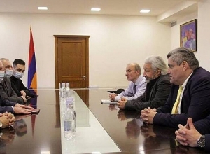 Վահրամ Դումանյանն ընդունել է հայազգի արվեստագետ Ստաս Նամինին