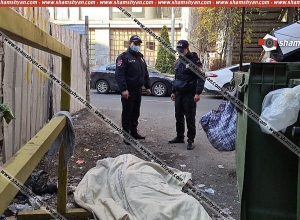 Հյուսիսային պողոտայում՝ աղբարկղների մոտ տղամարդու դի է հայտնաբերվել․ Shamshyan.com