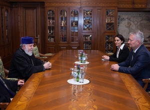 Կաթողիկոսն ընդունել է ՀՀ-ում Գերմանիայի Դաշնային Հանրապետության նորանշանակ դեսպանին
