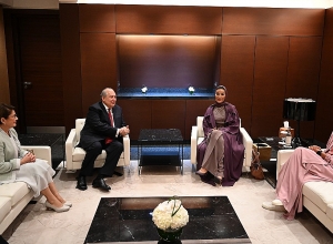 Президент Армен Саркисян провел встречу с шейхой Мозе бинт Нассер аль-Миснед