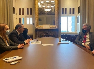 Արմեն Գրիգորյանը ԱՄՆ այցի շրջանակներում հանդիպել է Ֆրանկ Փալոնի հետ