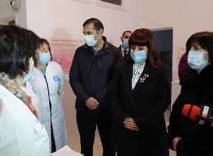 Փոխնախարարն ու մարզպետ Նազելի Բաղդասարյանը շրջել են «Գյումրի» ԲԿ-ով