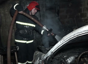 Пожар на улице Башинджагяна